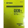 Komatsu Honduras  CK30-1 Crawler Skid-Steer Track Loader Shop Repair Service Manual #1 small image