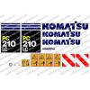 KOMATSU Burma  PC210LC DIGGER DECAL STICKER SET #1 small image