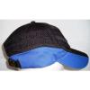 Komatsu Egypt  Black Blue Embroidered Tracks Rubber Logo Strapback Baseball Cap Hat #5 small image