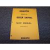 Komatsu Solomon Is  D55S-3 Track Loader Crawler Dozer Shovel Shop Service Repair Manual Book