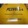 Komatsu Guinea  PC200LC-6 Hydraulic Excavator Parts Book Manual