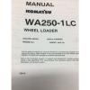 KOMATSU Mauritius  WA250-1LC Wheel Loader Shop Manual / Service Repair Maintenance