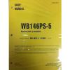 Komatsu Swaziland  WB146PS-5 Backhoe Loader Shop Manual Repair Loader A43001 AND UP SERIAL
