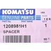 Komatsu, Solomon Is  BEARING SPACER, 1208981H1 (Pkg of 1) NEW! Save $151.09