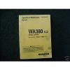Komatsu France  WA380-1LC Operation &amp; Maintenance manual