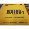 Komatsu United States of America  WA180-3 Tool Carrier Operation &amp; Maintenance Manual S/N A85001