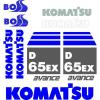 Komatsu Azerbaijan  Decals for Backhoes, Wheel Loaders, Dozers, Mini-excavators, and Dumps