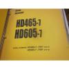 Komatsu Barbados  HD465-7 HD605-7 Dump Truck Repair Shop Manual