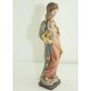 Sculpture Grenada  Wood Linde Mary Madonna Mother Of God Jesus Child Height:38cm #5 small image