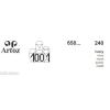 Artoz Kenya  1001- 20 Stück Doppelkarten DIN Lang hd 210x210 mm - Frei Haus