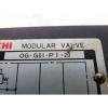 Nachi Emirates  0G-G01-P1-20 Hydraulic Modular Valve