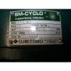 Origin SUMITOMO SM-CYCLO 59:1 RATIO GEAR SPEED REDUCER HC3140  269 HP #5 small image