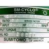 SUMITOMO SM-CYCLO REDUCER Ratio 59 41Hp 1750rpm