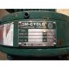 SUMITOMO SM-CYCLO CHHMS14130YC-B GEARMOTOR, RATIO 55, 1 HP, 1750 RPM USED