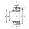 Bearing 23940-S-K-MB + H3940 FAG #1 small image