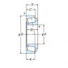 NSK Original SINGLE-ROW TAPERED ROLLER BEARING 71450/71750 #2 small image