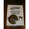 Komatsu Cuinea  Excavator Locking Fuel Cap 20Y-04-11161 NEW with keys PC120 PC220 PC225