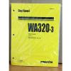 Komatsu Russia  WA320-3 Wheel Loader Shop Service Repair Manual (WA320H20051 &amp; up)