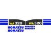 Komatsu Moldova, Republic of  WA320 Wheel Loader - Decal Graphics Kit