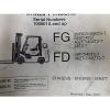 Komatsu Slovenia  CX Series FG FD Parts Manual Service Repair Maintenance Book (E33-2227)
