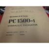 Komatsu Moldova, Republic of  PC1500-1 Hydraulic Excavator Repair Shop Manual
