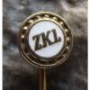 Vintage ZKL Czechoslovakia Ball Bearing Firm Race &amp; Cage Advertising Pin Badge Original import #1 small image