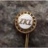 Vintage ZKL Czechoslovakia Ball Bearing Firm Race &amp; Cage Advertising Pin Badge Original import #3 small image
