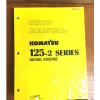 Komatsu Ethiopia  125-2 Series Diesel Engine Service Workshop Printed Manual