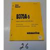 Komatsu Netheriands  D375A-5 Radio-Control Specification Service Printed Manual #1 small image