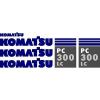 Komatsu Rep.  PC 300 LC Excavator Decal Set