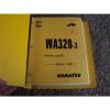 Komatsu Bahamas  WA320-3 Wheel Loader WA320-3LE A30001- Factory Parts Catalog Manual