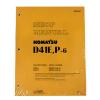 Komatsu Moldova, Republic of  D41E-6, D41P-6 w/ 6D102E-2 Engine Service Printed Manual