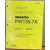 Komatsu Slovenia  Service PW130-7K Excavator Shop Manual NEW REPAIR