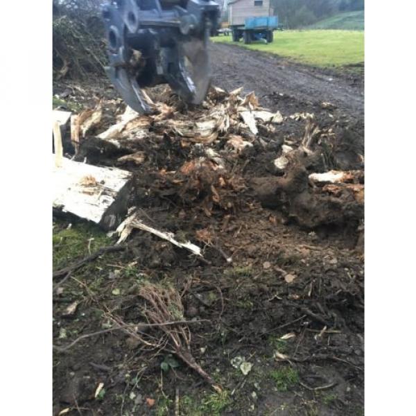 13 Malta  Ton Excavator Tree Stump Shear - Root Shear Root Harvester  CAT JCB KOMATSU #6 image