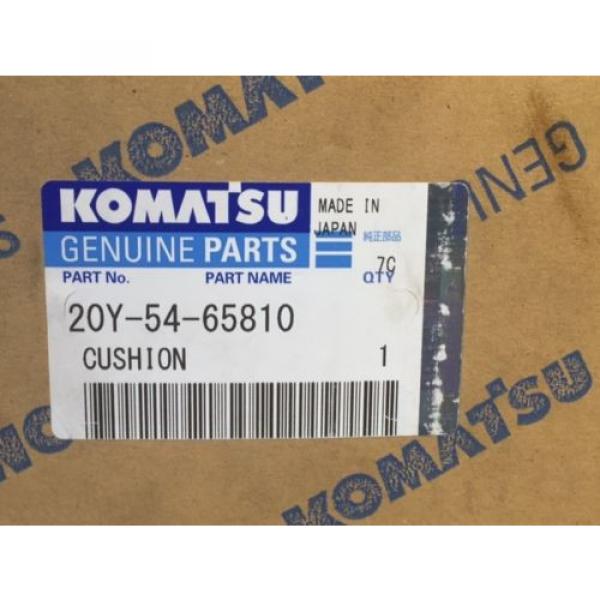 NEW Rep.  Genuine KOMATSU 20Y-54-65810 Cushion for PC 7 Models Excavator Made in Japan #4 image