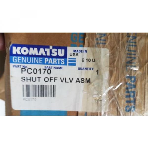 New Guyana  Komatsu Shut Off Valve Assembly PC0170 Made in USA #1 image