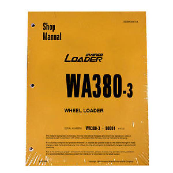 Komatsu Burma  WA380-3 Wheel Loader Service Repair Manual #1 #1 image