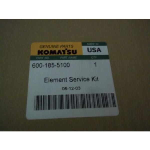 Genuine Ecuador   Komatsu  Inner And Outter Air Filter Kit Part Number  600-185-5100 #1 image