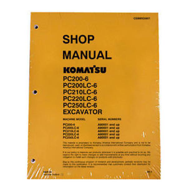 Komatsu Andorra  Service PC200-6, 200LC-6, PC210LC-6 Shop Manual #1 image