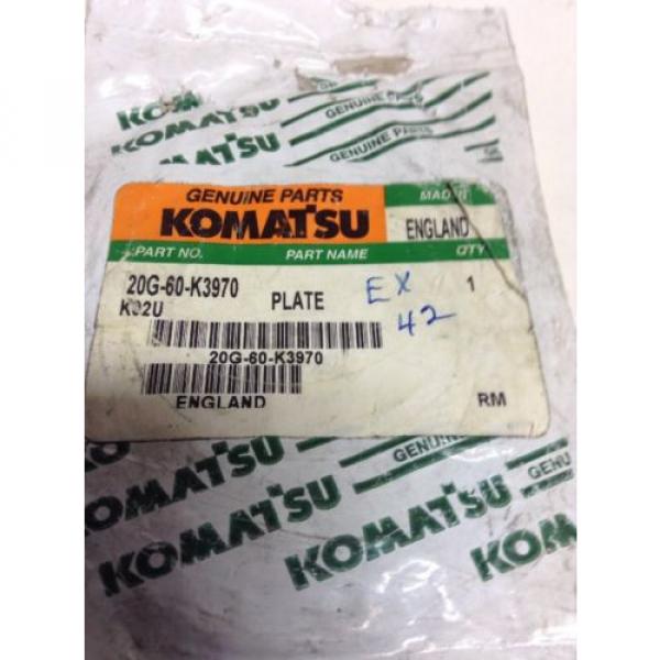 *NEW* Cuinea  Komatsu Round Plate P/N: 20G-60-K3970 *Warranty**Fast Shipping* #4 image