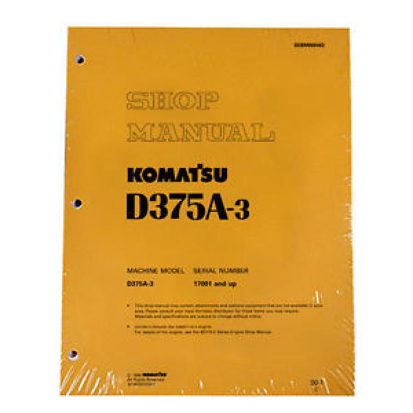 Komatsu Cuba  D375A-3 Service Repair Workshop Printed Manual #1 image