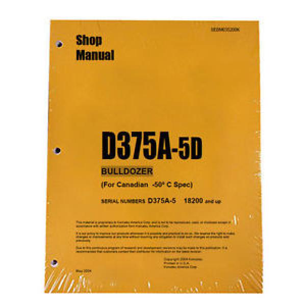 Komatsu Egypt  D375A-5D Service Repair Workshop Printed Manual #1 image