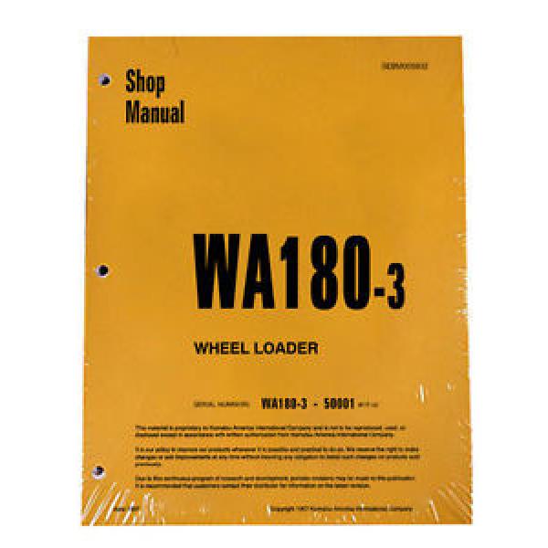 Komatsu Fiji  WA180-3 Wheel Loader Service Repair Manual #1 image