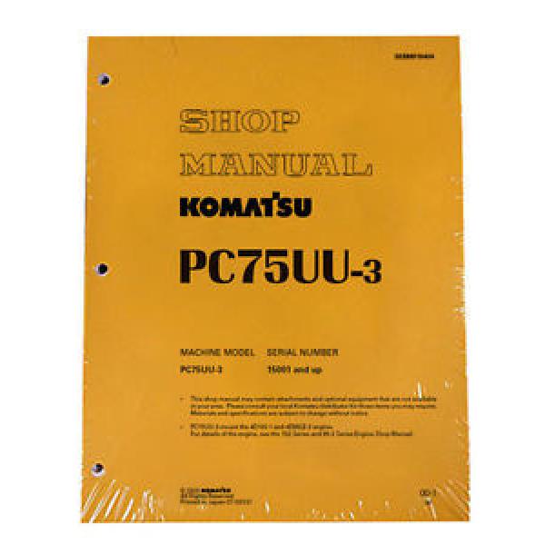 Komatsu Moldova, Republic of  Service PC75UU-3 Excavator Shop Repair Manual #1 image