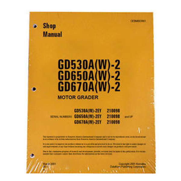 Komatsu Oman  Service GD530, GD650, GD670 Series Shop Manual #1 image