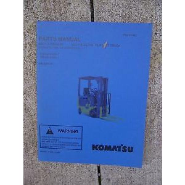 2003 Netheriands  Komatsu ABX7 Electric Forklift Truck Illustrated Parts Manual GE Controls V #1 image