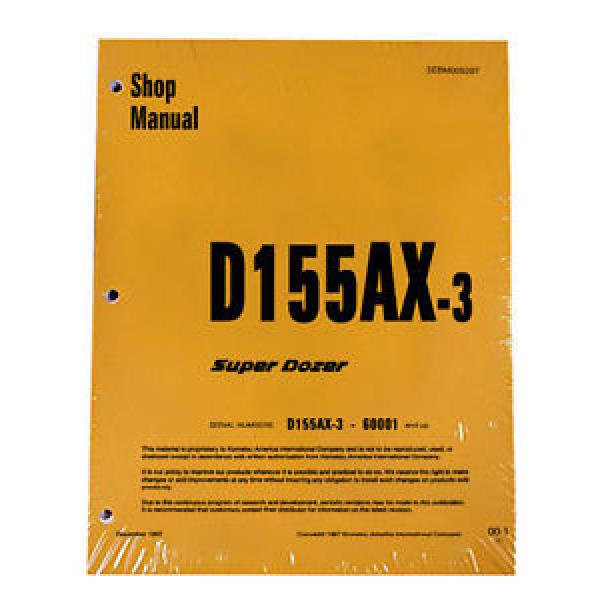 Komatsu Botswana  D155AX-3 Series Dozer Service Shop Repair Printed Manual #1 image