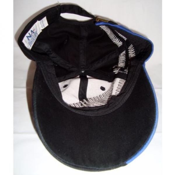 Komatsu Egypt  Black Blue Embroidered Tracks Rubber Logo Strapback Baseball Cap Hat #6 image
