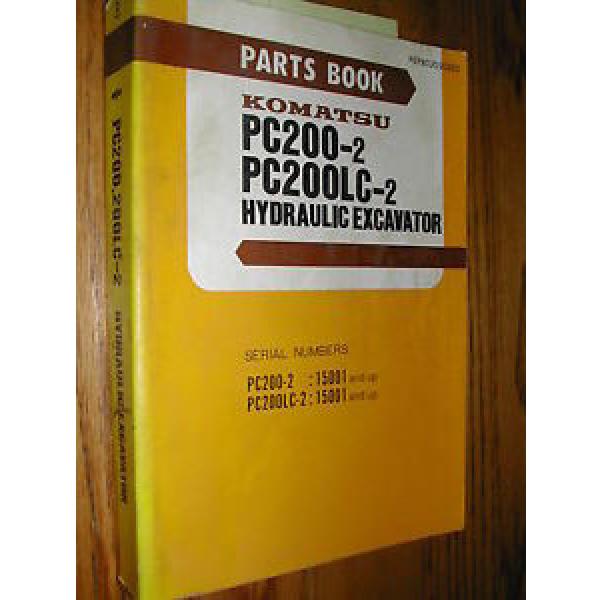 Komatsu Rep.  PC200-2 PC200LC-2 PARTS MANUAL BOOK CATALOG EXCAVATOR HYD. PEPB02050203 #1 image