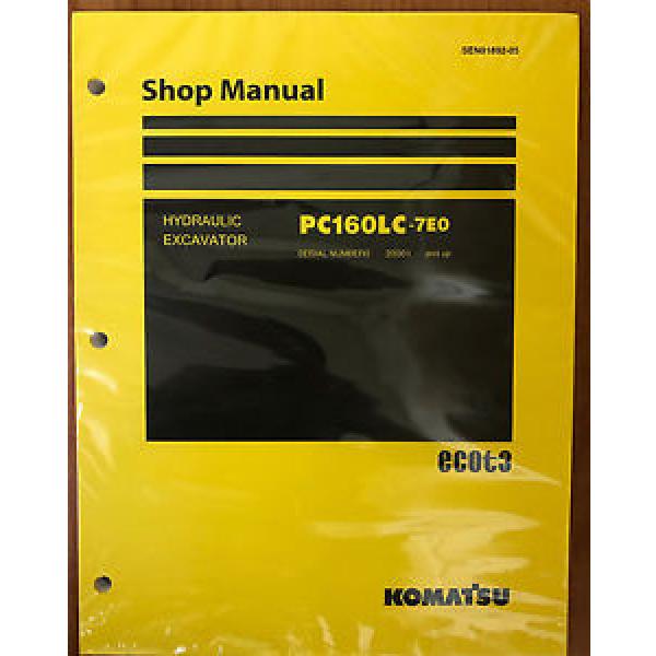 Komatsu Netheriands  Service PC160LC-7E0 Shop Repair Manual NEW #1 image